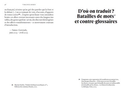 Désapprendre en traduisant