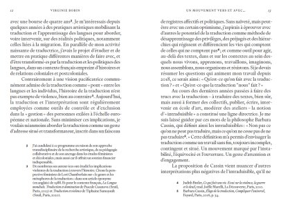 Désapprendre en traduisant