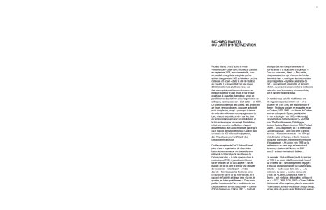 Art et poésie d'action, intervention, performance