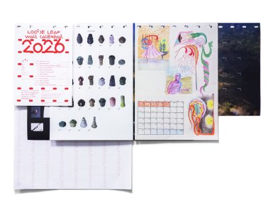 Loose Leaf Wall Calendar 2026