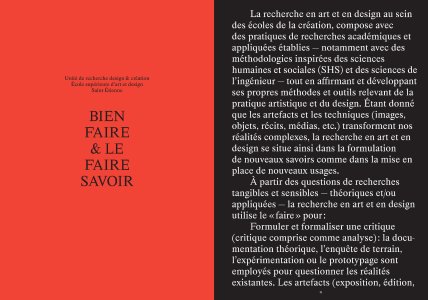 Bien faire & le faire savoir