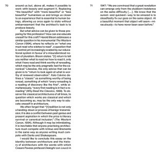 Architecture as a Historical Discipline