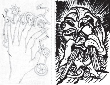 Balade automnale avec milk-shake à la fraise