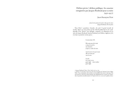 Archives sonores de la poésie 2