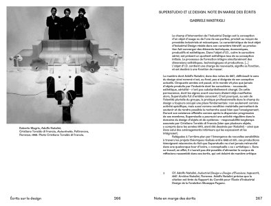 Écrits sur le design