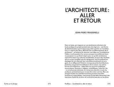 Écrits sur le design