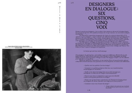 Design en main – Du langage à l'objet