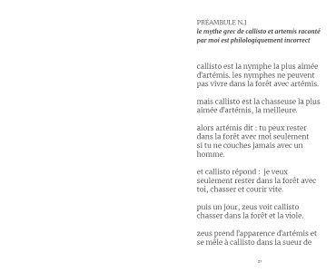 Callisto et amour
