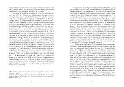 L'attention en suspens