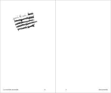 La moindre anomalie (documents)