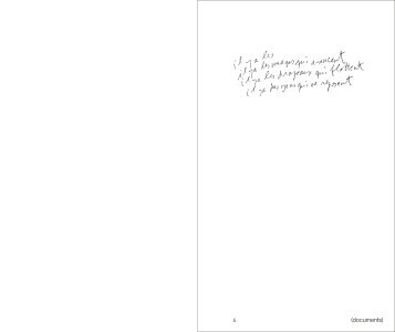 La moindre anomalie (documents)