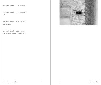 La moindre anomalie (documents)