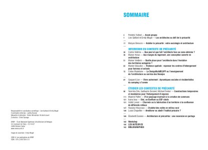 Les architectes au défi de la précarité