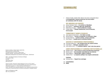 Architectes : portraits de groupes
