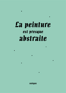 La peinture est presque abstraite