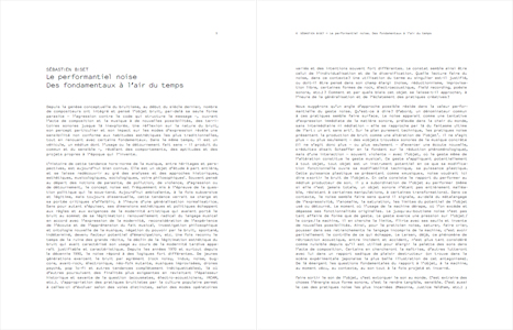 Le performantiel noise