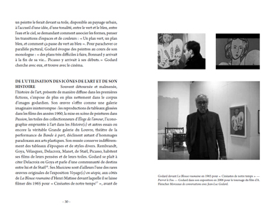 Godard, le dos au musée