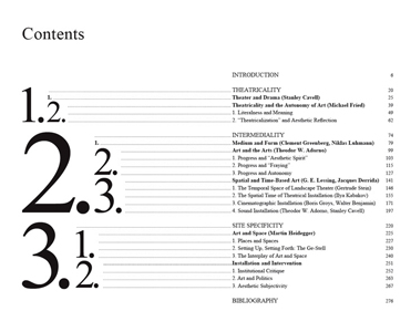 Aesthetics of Installation Art