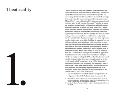 Aesthetics of Installation Art