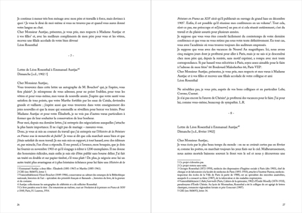 Correspondance croisée