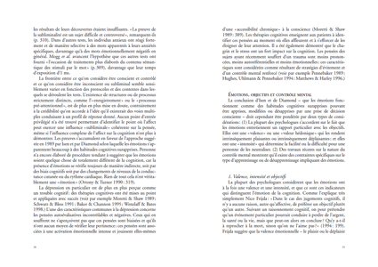 La traversée des sentiments