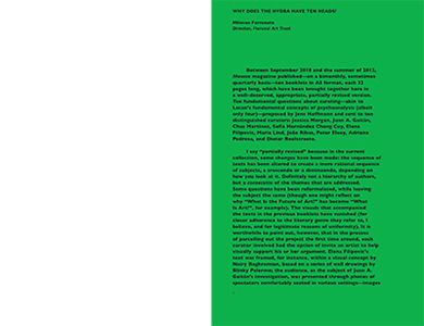 Ten Fundamental Questions of Curating