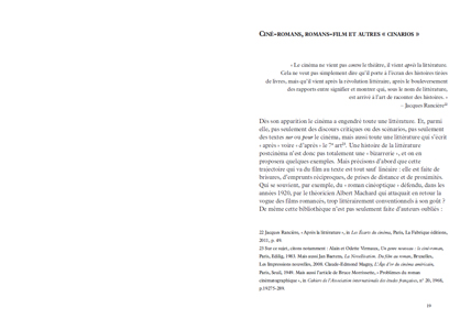 Une littérature d'après