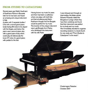 From Etudes to Cataclysms