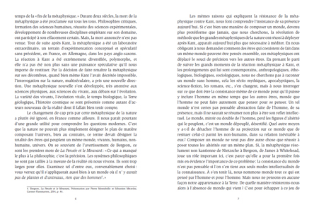 Métaphysiques cosmomorphes