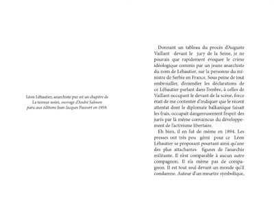 Léon Léhautier, anarchiste pur / Close to you (+ CD)