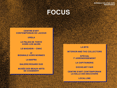 13e Biennale d'art contemporain de Lyon