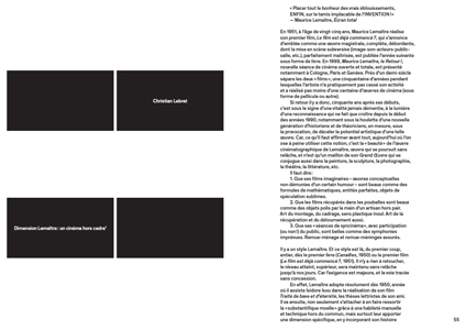 L'exposition d'un film