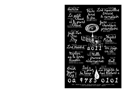 Les affiches du Théâtre de Lorient