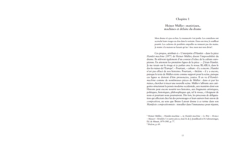 Scènes de la défiguration