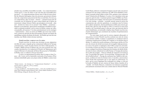 Scènes de la défiguration