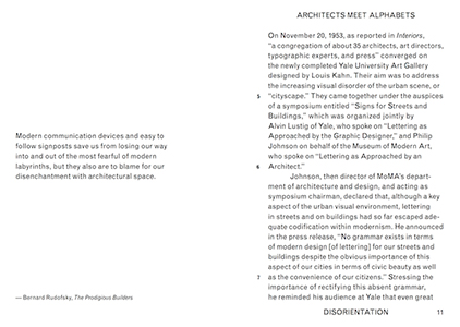 Disorientation – Bernard Rudofsky in the Empire of Signs