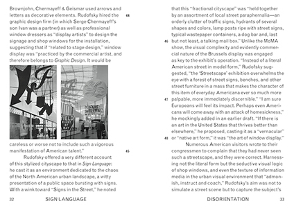 Disorientation – Bernard Rudofsky in the Empire of Signs