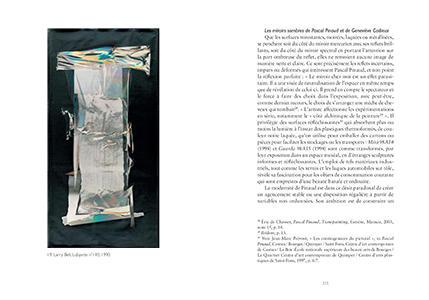 Les vertiges du miroir dans l'art contemporain