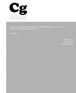 Dix éditeurs de livres d\'artistes par eux-mêmes (1960-1980) (2 volumes)