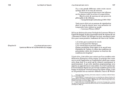 La théorie à l'œuvre