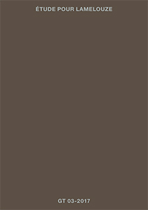 George Trakas - Du sec à l\'eau - Étude pour Lamelouze