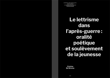 Fragments pour Isidore Isou