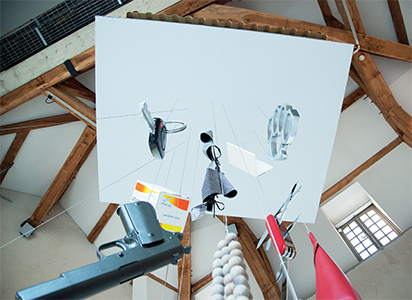 At home she's a tourist