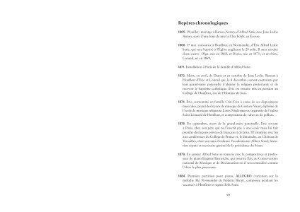 Erik Satie en notes et en mots