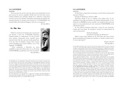 Erik Satie en notes et en mots