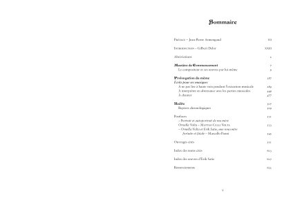 Erik Satie en notes et en mots