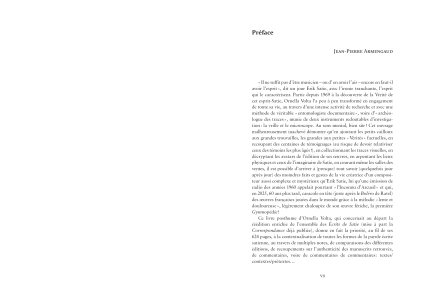 Erik Satie en notes et en mots