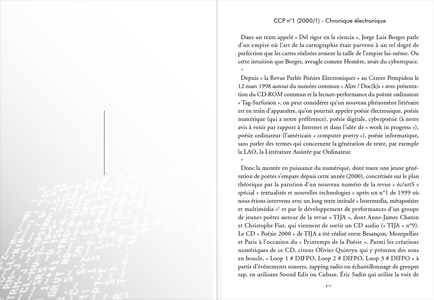 Chroniques de Poésie numérique