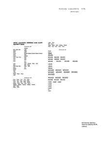 Poésies expérimentales