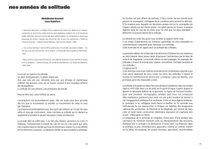 Nos années de solitude